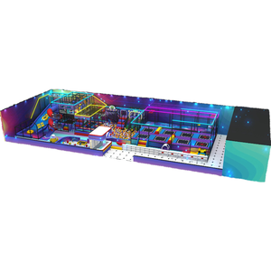 <span class=keywords><strong>Parc</strong></span> d'attractions commercial nouveau design Équipement de jeu pour enfants Aire de jeux intérieure avec trampoline de gymnastique - Product Image 2