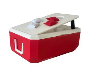 35L Toss <span class=keywords><strong>Game</strong></span> Cooler Ice Chest con bolsas de frijoles Cornhole <span class=keywords><strong>Game</strong></span> Cooler con logo Promoción para acampar <span class=keywords><strong>Juegos</strong></span> al aire libre y <span class=keywords><strong>Pass</strong></span> FDA - Product Image 1