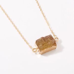 HOVANCI <strong>Moldavite</strong> <strong>Necklace</strong> 9 Rectangular Natural Stone <strong>Necklaces</strong> for Women Fantasy - Product Image 6