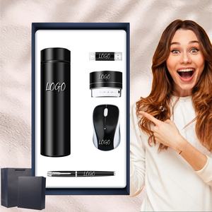2026 Trending Promocional Business Gifts Logotipo personalizado Conjunto de regalo corporativo para mujeres Regalos de Navidad Recién llegados Acero de impresión UV - Product Image 1