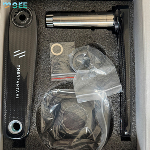 <span class=keywords><strong>Manivelle</strong></span> de vélo de route SeeMore en fibre de carbone, longueur 160-170 mm, axe en titane 24 mm, ultra-légère, ensemble de bras de <span class=keywords><strong>manivelle</strong></span> en carbone pour vélo de route - Product Image 2
