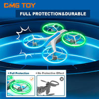 Mini drone aérien avec caméra 4K, quadrirotor télécommandé avec transmission d'images HD GPS pour enfants unisexes de 2 à 4 ans