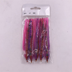 Señuelos de Pesca de Goma con Forma de Calamar de 4.5 Pulgadas y 15g, Señuelos de Pesca Suaves, Señuelos de Pesca de Pulpo, Señuelos de Pesca de Atún - Product Image 3