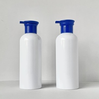 Bouteille en plastique PET personnalisée de 400 ml avec pompe pour lotion, shampoing, revitalisant, gel douche, lotion, emballage pour soins personnels, cosmétiques et soins de la peau