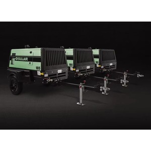 Compresseur d'air portable à vis rotatif <span class=keywords><strong>Sullair</strong></span> DPQ185LA DPQ185 basse pression 185 CFM pour la construction et l'exploitation minière - Product Image 4