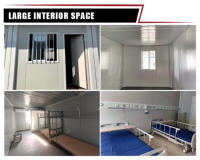 Casa Contenedor Portátil Plegable y Expandible Prefabricada, Aislada e Impermeable, de 20 y 40 Pies