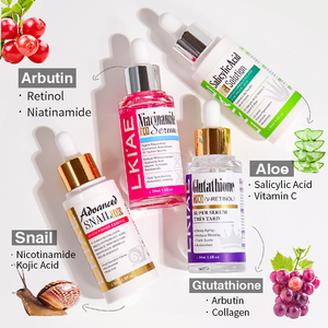 Suero facial de ácido hialurónico de etiqueta privada vitamina C <span class=keywords><strong>E</strong></span> <span class=keywords><strong>Aloe</strong></span> <span class=keywords><strong>Vera</strong></span> para blanquear la piel propensa al acné beneficios antienvejecimiento - Product Image 6