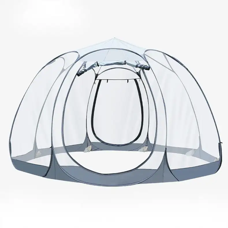 Lüks açık kabarcık PVC plastik kubbe bahçe çadır Pop Up şeffaf çadır