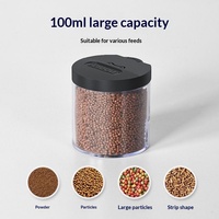 Distributeur automatique intelligent de nourriture programmable pour aquariums et bacs à poissons, poissons ornementaux et tortues