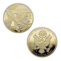 Medallas Conmemorativas Personalizadas, Monedas Coleccionables de Metal, Insignias en Relieve Doradas, Regalos