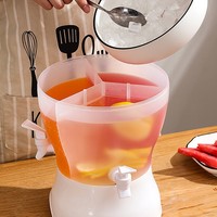 Distributeur d'eau manuel en plastique pour réfrigérateur, type à pression, avec débit d'eau, écologique, pour fêtes