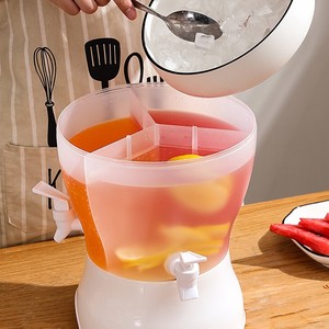 Hot Selling Plastic Manual Drink <b>Container</b> Rotary Fridge Organizer Pressing Type <b>Water</b> Flowing Cold <b>Water</b> Kettle - Product Image 3