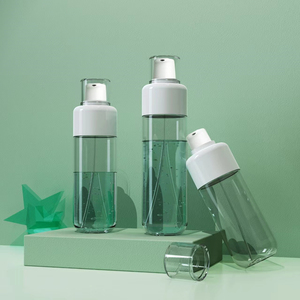 120ml 150ml透明 + ホワイトポンプポータブル水補充エアゾールスプレー/ローションプラスチック旅行ボトル - Product Image 6