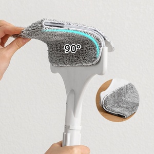 Mopa Mágica de Microfibra con Mango Telescópico Retráctil para Limpieza de Pisos, Azulejos y Bañeras, Fácil de Usar - Product Image 1