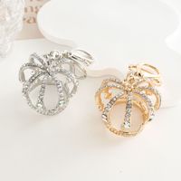 Porte-clés Couronne en Strass Grand Bling Scintillant Tendance Breloque pour Clés de Voiture Pendentif de Sac Petit Cadeau pour Femmes Filles