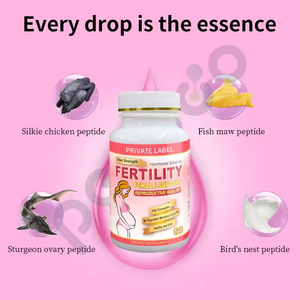 Comprimés d'engrais de fertilité féminine pour l'équilibre hormonal et la force Suppléments de <span class=keywords><strong>grossesse</strong></span> pour adultes Pilules de dosage de conception pour femmes - Product Image 2