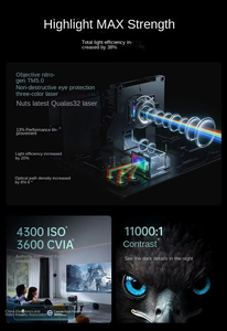 โปรเจคเตอร์เลเซอร์ JMGO N5 Pro 4K ความสว่าง 3600CVIA ลูเมนส์ พร้อม Eye Smart Home สำหรับเล่นเกมและดูหนัง JMGO N5 Pro 4K Ultra HD Projector JMGO - Product Image 3