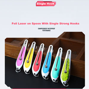 Leurre de pêche au laser en acier inoxydable pour thon, type cuillère, coulant, pour la pêche à la traîne, divers modèles, robuste, pour la pêche en mer - Product Image 2