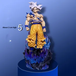 <span class=keywords><strong>Figuras</strong></span> de Acción Super Saiyan LK Free Will <span class=keywords><strong>Power</strong></span>, Figura de PVC Ecológica de Goku con Cabello Blanco - Product Image 2