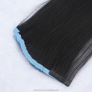 เทปต่อผมแบบไร้รอยต่อทำจาก PU ผมต่อแบบเทปกาวสองชั้นสีบลอนด์ผมยุโรป - Product Image 2