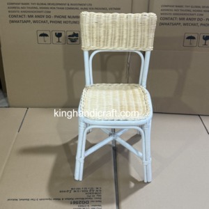 Chaises pour enfants en rotin faites à la main sur mesure pour la location événementielle, mobilier de mariage bohème, fabricant en gros - Product Image 2