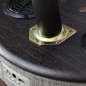 Meilleur prix Meubles Maison Table Basse <span class=keywords><strong>Ronde</strong></span> pour Salon Charge Sans Fil Haut-parleurs Bluetooth Fort - Product Image 5