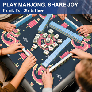 <span class=keywords><strong>Mesa</strong></span> de Mahjong de Lujo Personalizada de 32.5x32.5 Pulgadas, 3 mm de Grosor, Microfibra, Caucho Natural Antideslizante, Reductor de Ruido, Ecológico y Duradero para <span class=keywords><strong>4</strong></span> Personas - Product Image 2