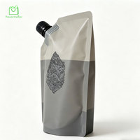 Sachets d'emballage liquide recyclables imprimés en héliogravure personnalisés avec bec verseur pour shampoing, lotion, savon, produits de lavage 100ml 250ml 500ml