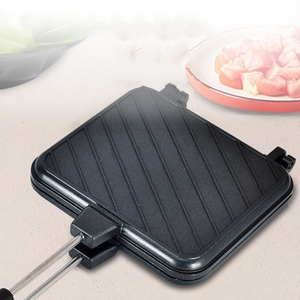 <span class=keywords><strong>Sandwichera</strong></span> tostada-Panini Press Stove Top Toastie Antiadherente Ideal <span class=keywords><strong>para</strong></span> interiores y exteriores Material de aluminio OEM - Product Image 3