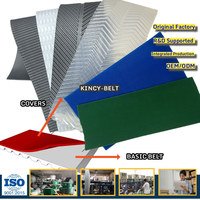 Correa síncrona de PU T5/T10/T20 correa dentada de poliuretano con revestimientos PU,PVC, APL, fieltro, caucho, espuma