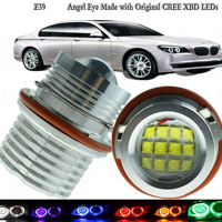 Feux de jour Angel Eye E39 E81 E87 E60 E63 E65 12 LED 60W Feux antibrouillard
