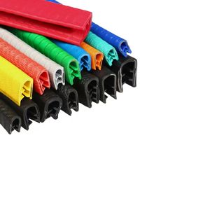 U Şekilli EPDM PU PVC TPV Silikon Kenar Sızdırmazlık Bandı Endüstriyel Kullanım Otomotiv Sac Levha Metal Mekanik Kenar Koruma Bandı - Product Image 1