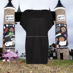 T-shirts décontractés à manches courtes col rond en jersey respirant et écologique, imprimé floral, avec logo en dentelle, grandes tailles, 100% coton, vente en gros - Product Image 2