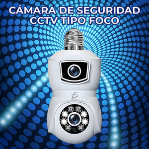 Cmara De Seguridad <b>Cctv</b> Tipo Foco 4 Megapixel Con Lente Led Infrarrojo Para Interior Y Exterior - Product Image 1