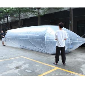 Housse de voiture jetable transparente en PE, sac étanche à la poussière pour garage extérieur d'urgence en cas d'inondation - Product Image 1