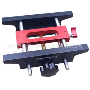 Punch Locator 2-in-1 Woodworking Drilling Guide Jig Hole Dowelling Self Center Dowel Aluminum Alloy for Carpentry Tools