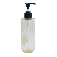 Emballage cosmétique en plastique haut de gamme, matériau PET, conteneur pour shampoing et après-shampoing, 300 ml, 500 ml, 800 ml, flacon pompe bleu pour lotion
