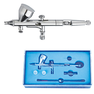 Ensemble professionnel d'aérographes multi-usages à double action et à gravité AB-180S - Product Image 4