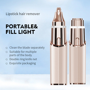 <span class=keywords><strong>Afeitadora</strong></span> 2 en 1 para mujer, depiladora eléctrica, recortadora de cejas con luz LED, recortadora de vello corporal, depiladora Bikini, <span class=keywords><strong>afeitadora</strong></span> indolora - Product Image 2