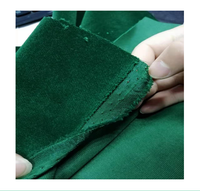 Polyester coton soie velours velours ignifuge canapé rideau drapé rembourrage Jacquard rideau occultant tissu 200-500GSM