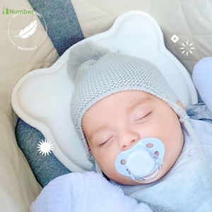 New Arrivals Organic Breathable Cotton <strong>Crib</strong> Protector Bedding Set Memory Foam Baby Pillow for Newborns - Product Image 3
