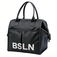 Sac de pique-nique isotherme résistant à l'eau avec grande capacité intérieure, pochette isotherme personnalisable pour les excursions en plein air