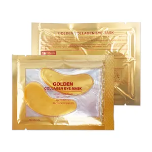 Collagen Skin Care Products Puffy Eyes and Dark Circles Treatments Gold Revitalizing Eye Treatment Mask