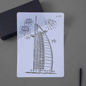 Custom Plastic PET Laser <strong>Cut</strong> Architecture Drawings Stencils <strong>Template</strong> - Product Image 6