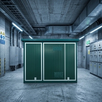 Poste de transformateur compact de type européen 10 kV extérieur préfabriqué triphasé pour centrale solaire et station de recharge de véhicules électriques