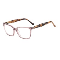 Lunettes de lecture unisexe anti-lumière bleue à monture carrée fine en PC, correction de la presbytie 1.0-4.0, avec étui pour tous les types de visage