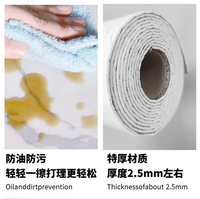 MOI Grille Stripes Pattern Factory Price Self Adhesive 1.2m*3m Foam Wallpaper Rolls High Glossy Wall Stickers for Home Decor
