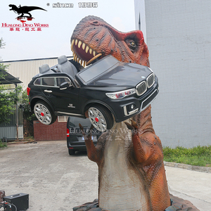 Animatronic T Rex cabeza de dinosaurio Jurásico película dinosaurio lucha escena - Product Image 1