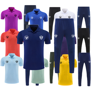 Nuova Collezione di Tute da <span class=keywords><strong>Calcio</strong></span> per Uomo, Traspiranti e ad Asciugatura Rapida, 100% Poliestere, Manica Corta, Completo da Allenamento - Product Image 4