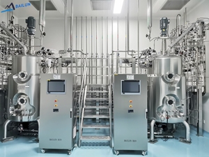 Công nghiệp vi khuẩn bioreactor 500L thép không gỉ cơ khí khuấy áp lực tàu Siemens điều khiển tự động lớp - Product Image 5